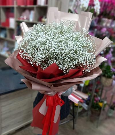 Букет цветов из: Гипсофила в Индустриальный Краснодар