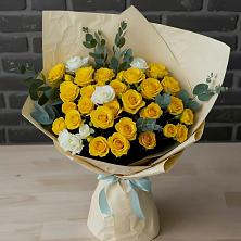 Букет цветов из:  Розы в Индустриальный Краснодар