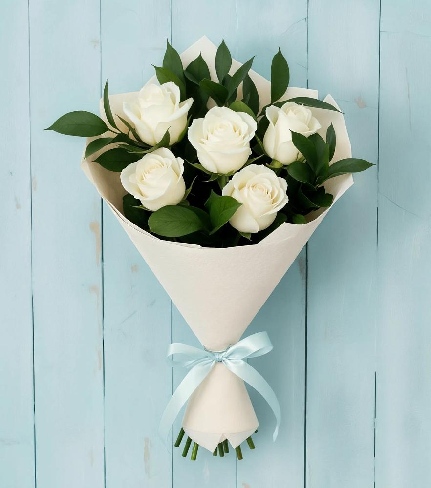 Букет цветов из: Розы в Индустриальный Краснодар