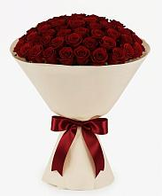 Букет 101 Бордовая роза Блэк Бакарра в Индустриальный Краснодар