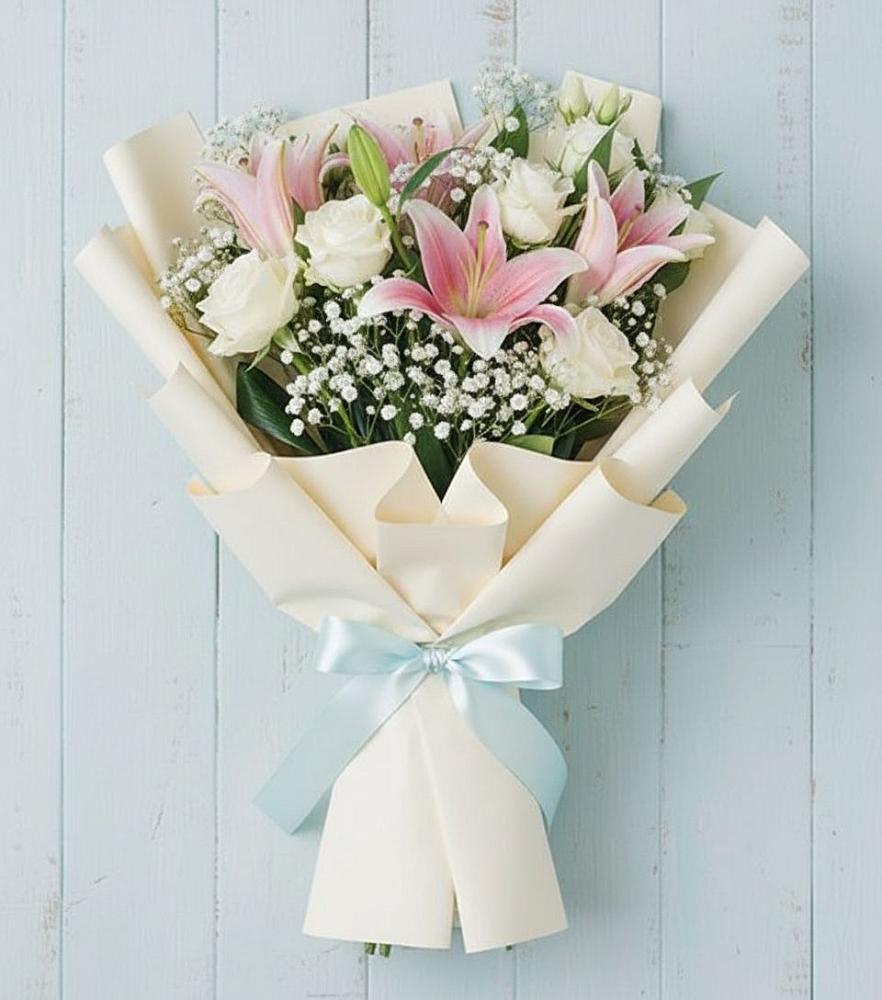 Букет цветов из: Лилии в Индустриальный Краснодар