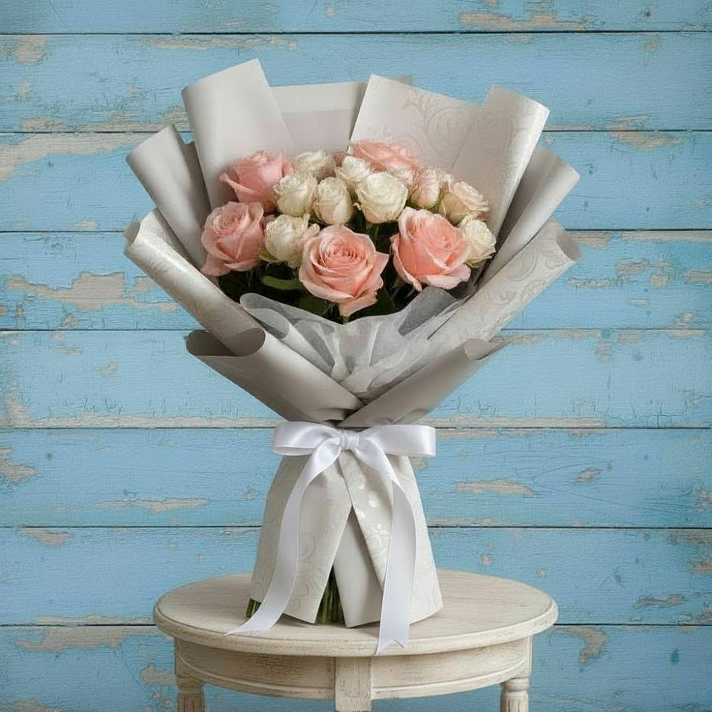 Букет цветов из: Розы в Индустриальный Краснодар