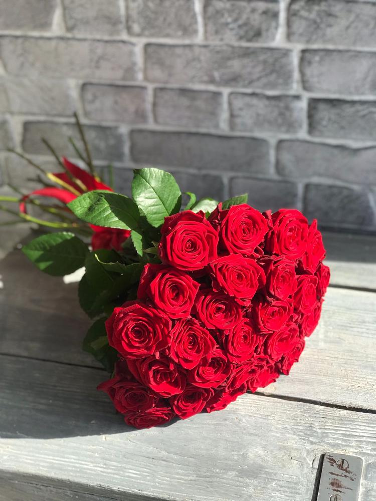 Букет Красные розы Фридом в Индустриальный Краснодар