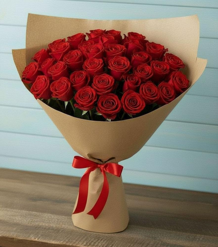 Букет Красные розы Милано в Индустриальный Краснодар