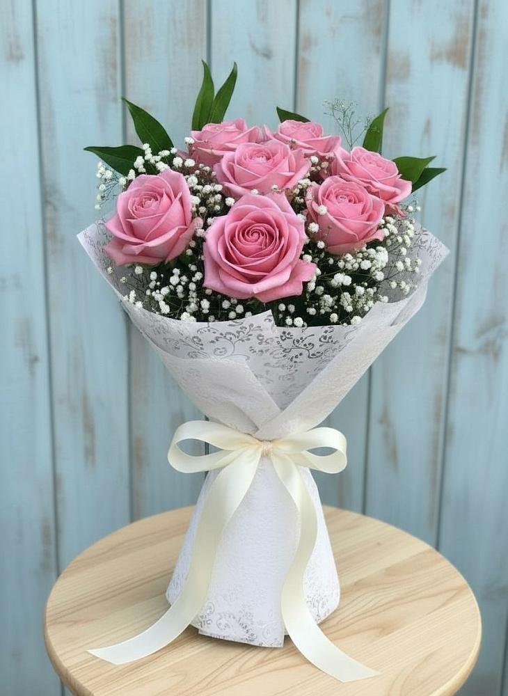 Букет цветов из: Розы в Индустриальный Краснодар