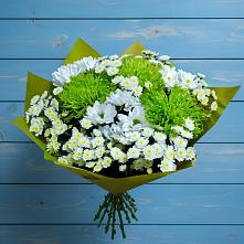 Букет цветов из:  Хризантемы #REPLACE_PRED# Индустриальный Краснодар