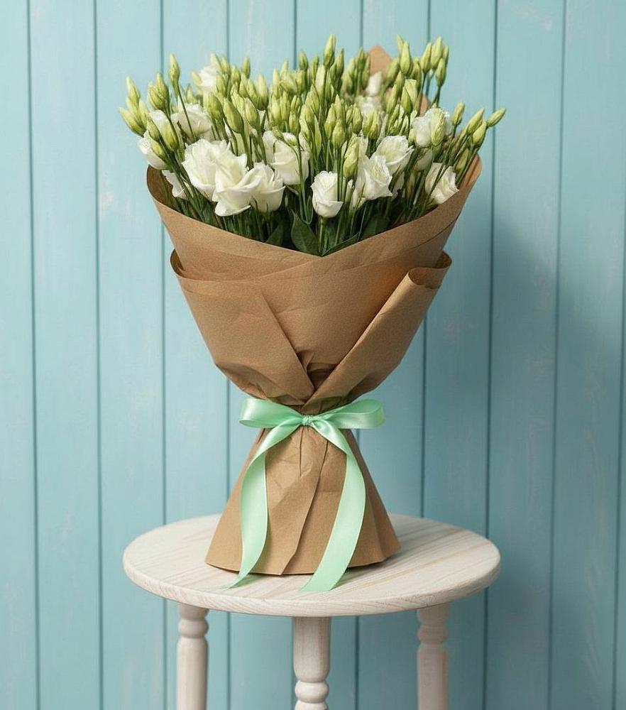 Букет цветов из: Лизиантусы в Индустриальный Краснодар