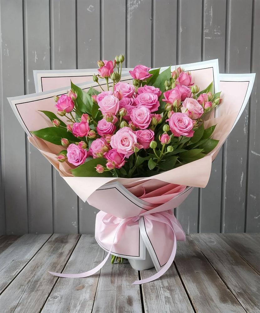 Букет Розовый кустик в Индустриальный Краснодар