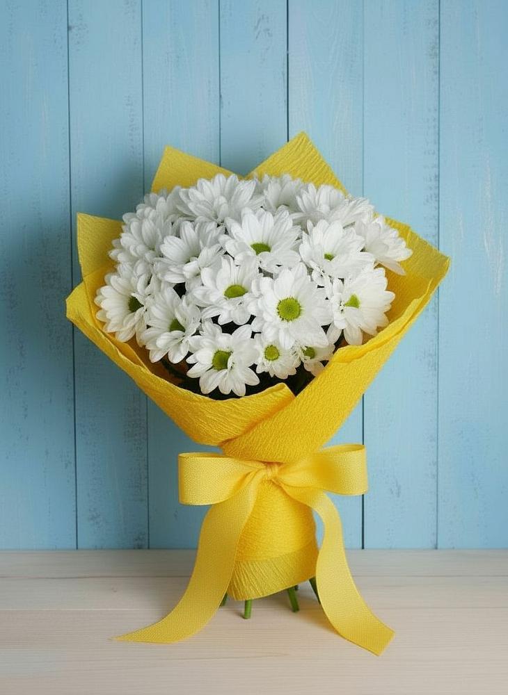 Букет цветов из: Хризантемы в Индустриальный Краснодар