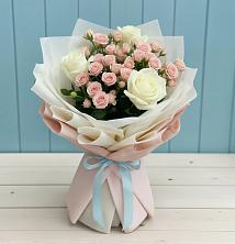 Букет цветов из:  Розы в Индустриальный Краснодар