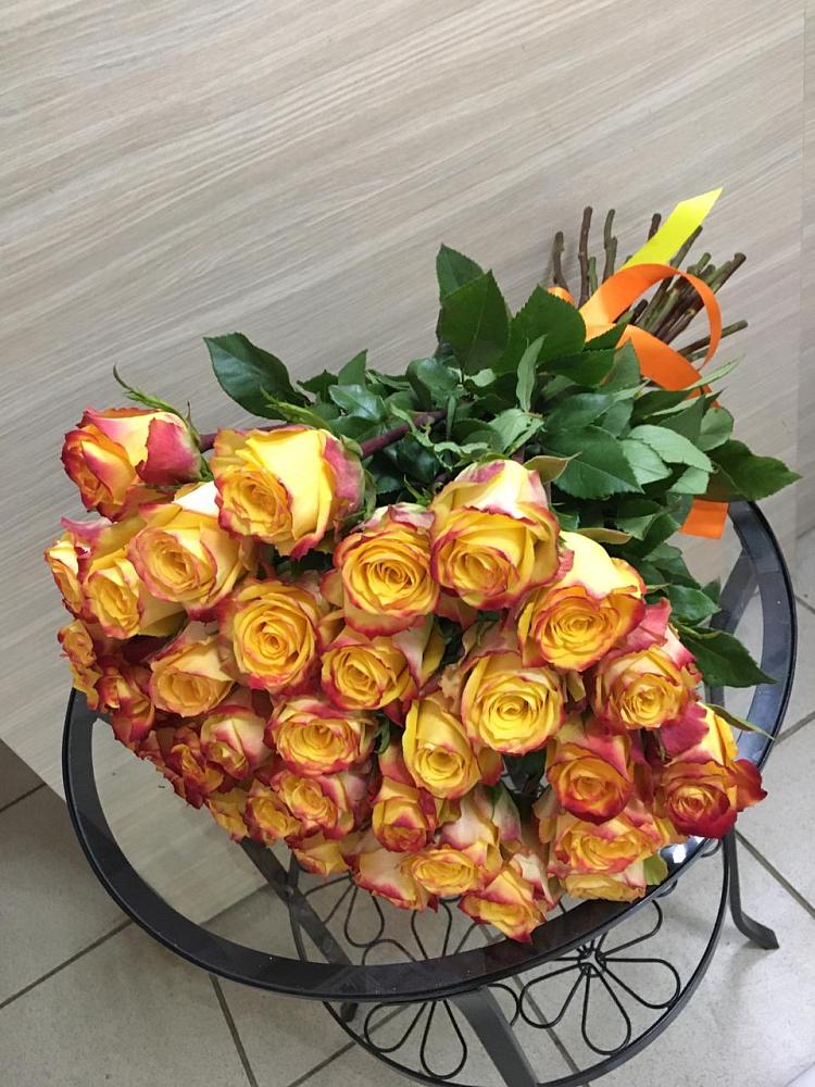 Букет Желтые розы в Индустриальный Краснодар