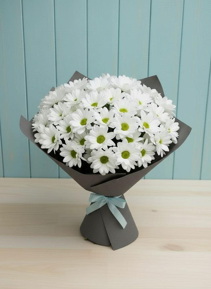 Букет цветов из: Хризантемы в Индустриальный Краснодар