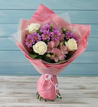 Букет цветов из:  Герберы в Индустриальный Краснодар