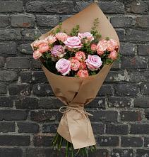 Букет цветов из:  Розы #REPLACE_PRED# Индустриальный Краснодар