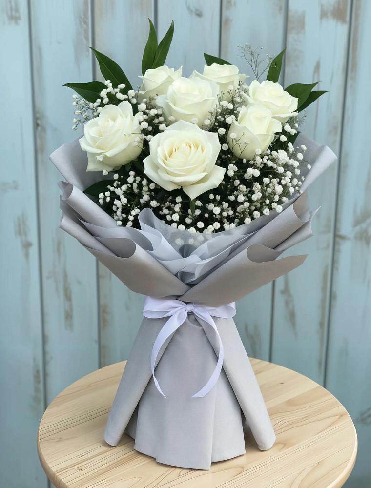 Букет цветов из: Розы в Индустриальный Краснодар