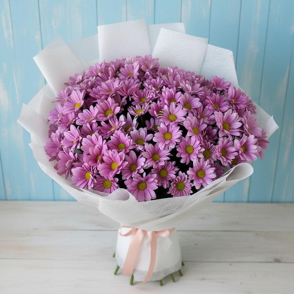 Букет цветов из: Хризантемы в Индустриальный Краснодар