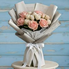 Букет цветов из:  Розы в Индустриальный Краснодар