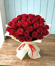 Букет 29 Красных роз в Индустриальный Краснодар