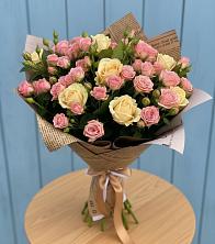 Букет цветов из:  Розы в Индустриальный Краснодар