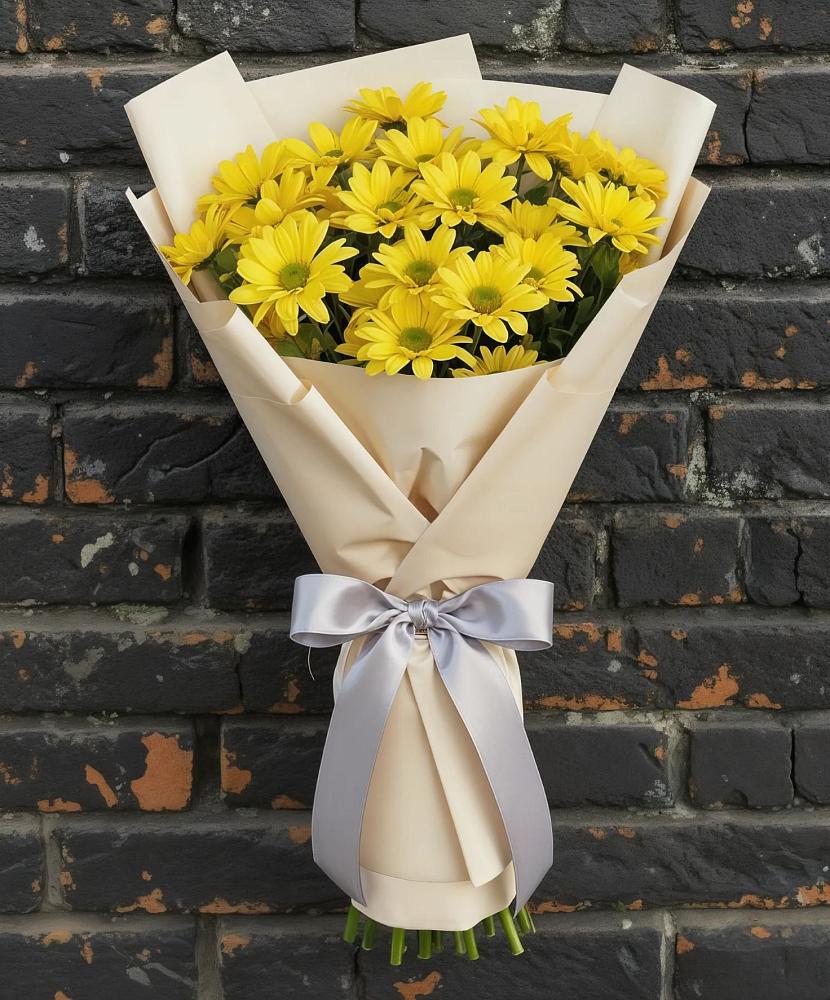 Букет цветов из: Хризантемы в Индустриальный Краснодар