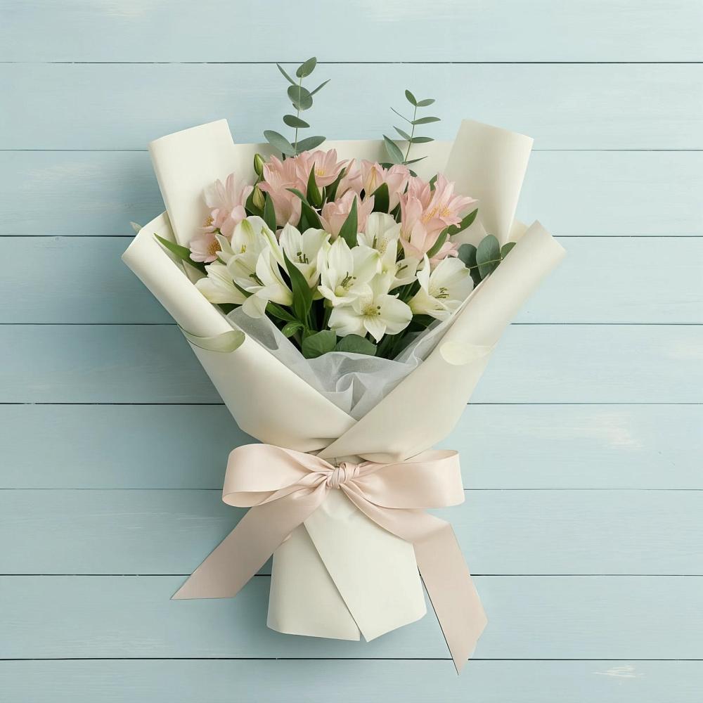 Букет цветов из: Альстромерии в Индустриальный Краснодар