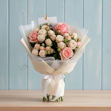 Букет цветов из:  Розы в Индустриальный Краснодар