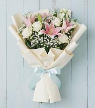 Букет цветов из:  Лилии в Индустриальный Краснодар