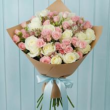 Букет цветов из:  Розы в Индустриальный Краснодар