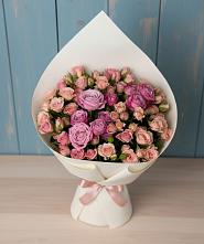 Букет цветов из:  Розы #REPLACE_PRED# Индустриальный Краснодар